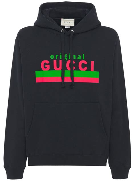 gucci print hoodie|original gucci hoodie.